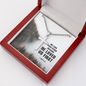 Engraved Stainless Steel Cross Necklace We Love Each Other Because perfect for Man, Husband, Dad, Grandpa, Soulmate