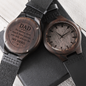 To my Dad Happy Father's Day Non-Message Card Wood Watch with Engraving For Dad, Father
