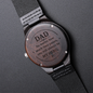 To my Dad Happy Father's Day Non-Message Card Wood Watch with Engraving For Dad, Father