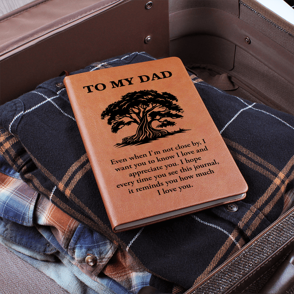 To My Dad Even when I'm Not Close By I Want You to Know I love and Appreciate You Graphic Leather Wallet Father's Day Gift for Father, Gift for Dad