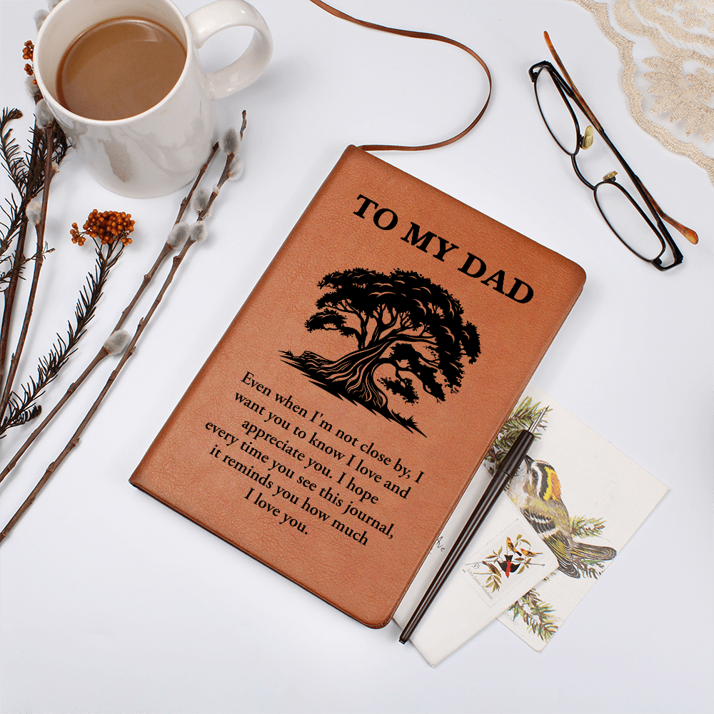 To My Dad Even when I'm Not Close By I Want You to Know I love and Appreciate You Graphic Leather Wallet Father's Day Gift for Father, Gift for Dad