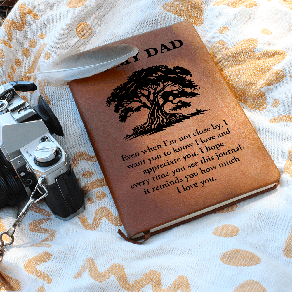 To My Dad Even when I'm Not Close By I Want You to Know I love and Appreciate You Graphic Leather Wallet Father's Day Gift for Father, Gift for Dad