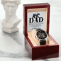 I Want to Be A Man Like My Father Openwork Watch Father's Day Gift for Father, Gift for Dad