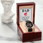Dad you have loved me Men's Openwork Watch Father's Day Gift for Dad, Gift for Father