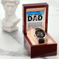 To My Amazing Dad, You Are My Hero Openwork Watch Father's Day Gift for Father, Gift for Dad