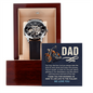 You May Ride Fast, But You Always Take The TIme To Slow Down Openwork Watch Father's Day Gift for Father, Gift for Dad