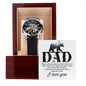 I Want to Be A Man Like My Father Openwork Watch Father's Day Gift for Father, Gift for Dad
