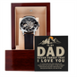 To My Dad, Never Forget That I Love You Openwork Watch Father's Day Gift for Father, Gift for Dad