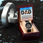 To My Amazing Dad, You Are My Hero Openwork Watch Father's Day Gift for Father, Gift for Dad