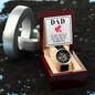 Dad you have loved me Men's Openwork Watch Father's Day Gift for Dad, Gift for Father