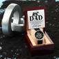 I Want to Be A Man Like My Father Openwork Watch Father's Day Gift for Father, Gift for Dad