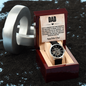 Your Love and Commitment Inspire Me Every Day Openwork Watch Father's Day Gift for Father, Gift for Dad