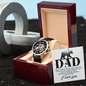 I Want to Be A Man Like My Father Openwork Watch Father's Day Gift for Father, Gift for Dad