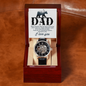 I Want to Be A Man Like My Father Openwork Watch Father's Day Gift for Father, Gift for Dad