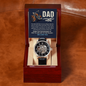 You May Ride Fast, But You Always Take The TIme To Slow Down Openwork Watch Father's Day Gift for Father, Gift for Dad
