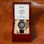 Daddy I Already Love You So Much Openwork Watch Father's Day Gift for Father, Gift for Dad