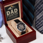 To My Dad, Never Forget That I Love You Openwork Watch Father's Day Gift for Father, Gift for Dad