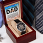 To My Amazing Dad, You Are My Hero Openwork Watch Father's Day Gift for Father, Gift for Dad