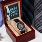 Best Dad Ever Openwork Watch Father's Day Gift for Father, Gift for Dad
