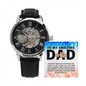 To My Amazing Dad, You Are My Hero Openwork Watch Father's Day Gift for Father, Gift for Dad