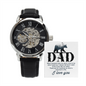 I Want to Be A Man Like My Father Openwork Watch Father's Day Gift for Father, Gift for Dad