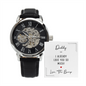 Daddy I Already Love You So Much Openwork Watch Father's Day Gift for Father, Gift for Dad