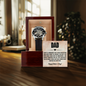 Your Love and Commitment Inspire Me Every Day Openwork Watch Father's Day Gift for Father, Gift for Dad