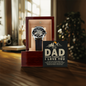 To My Dad, Never Forget That I Love You Openwork Watch Father's Day Gift for Father, Gift for Dad