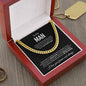 Cuban Link Chain To My Man I Love you Forever and Always
