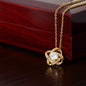 Non-Message Card Love Knot Necklace For Mom, Mother, Daughter, Granddaughter, Sister. Wife, Soulmate, Friend