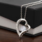 Non-Message Card Forever Love Necklace For Mom, Mother, Daughter, Granddaughter, Sister. Wife, Soulmate, Friend