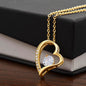 Non-Message Card Forever Love Necklace For Mom, Mother, Daughter, Granddaughter, Sister. Wife, Soulmate, Friend