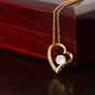 Non-Message Card Forever Love Necklace For Mom, Mother, Daughter, Granddaughter, Sister. Wife, Soulmate, Friend