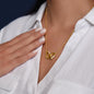 Non-Message Card Interlocking Hearts Necklace For Mom, Mother, Daughter, Granddaughter, Sister. Wife, Soulmate, Friend