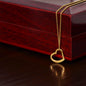 Non-Message Card Delicate Heart Necklace For Mom, Mother, Daughter, Granddaughter, Sister. Wife, Soulmate, Friend