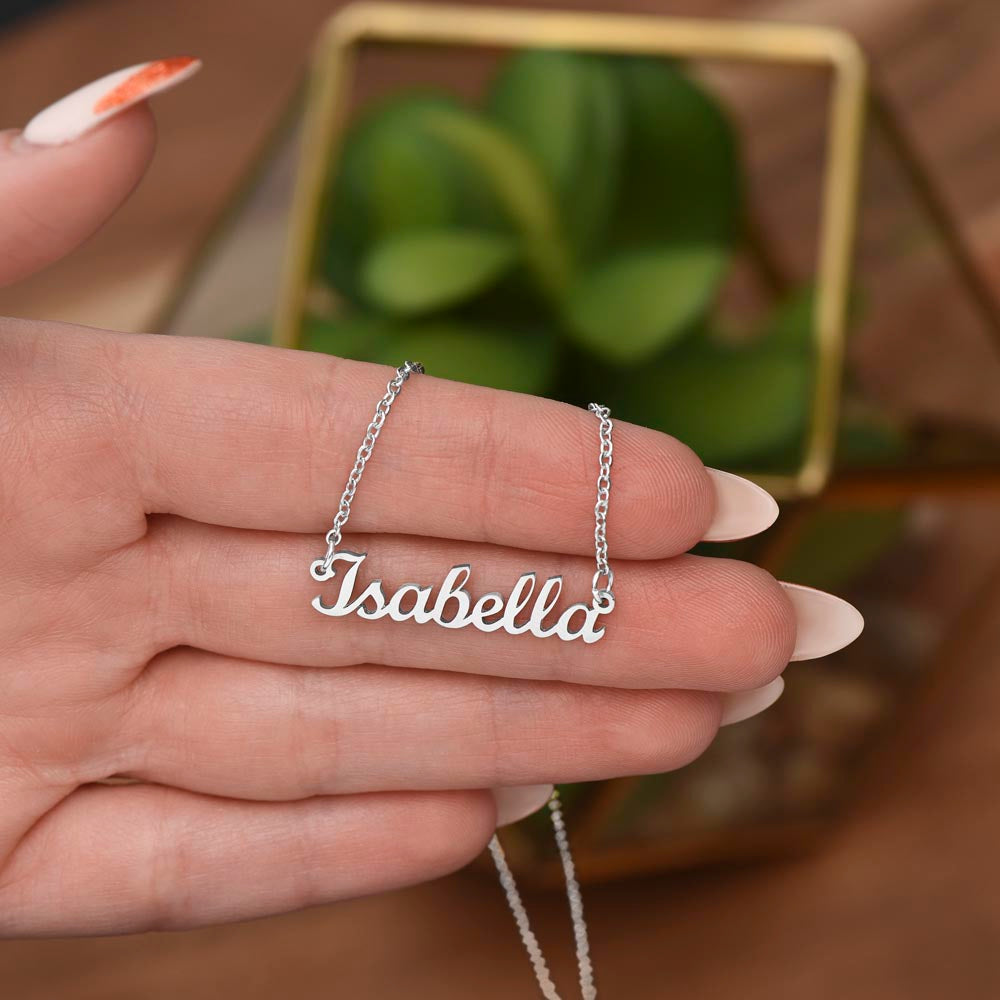 Non-Message Card Personalized Name Necklace – Known & Loved