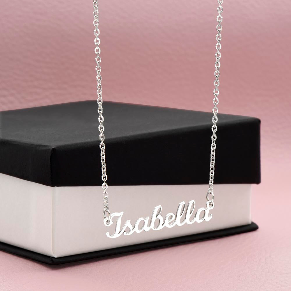 Non-Message Card Personalized Name Necklace – Known & Loved