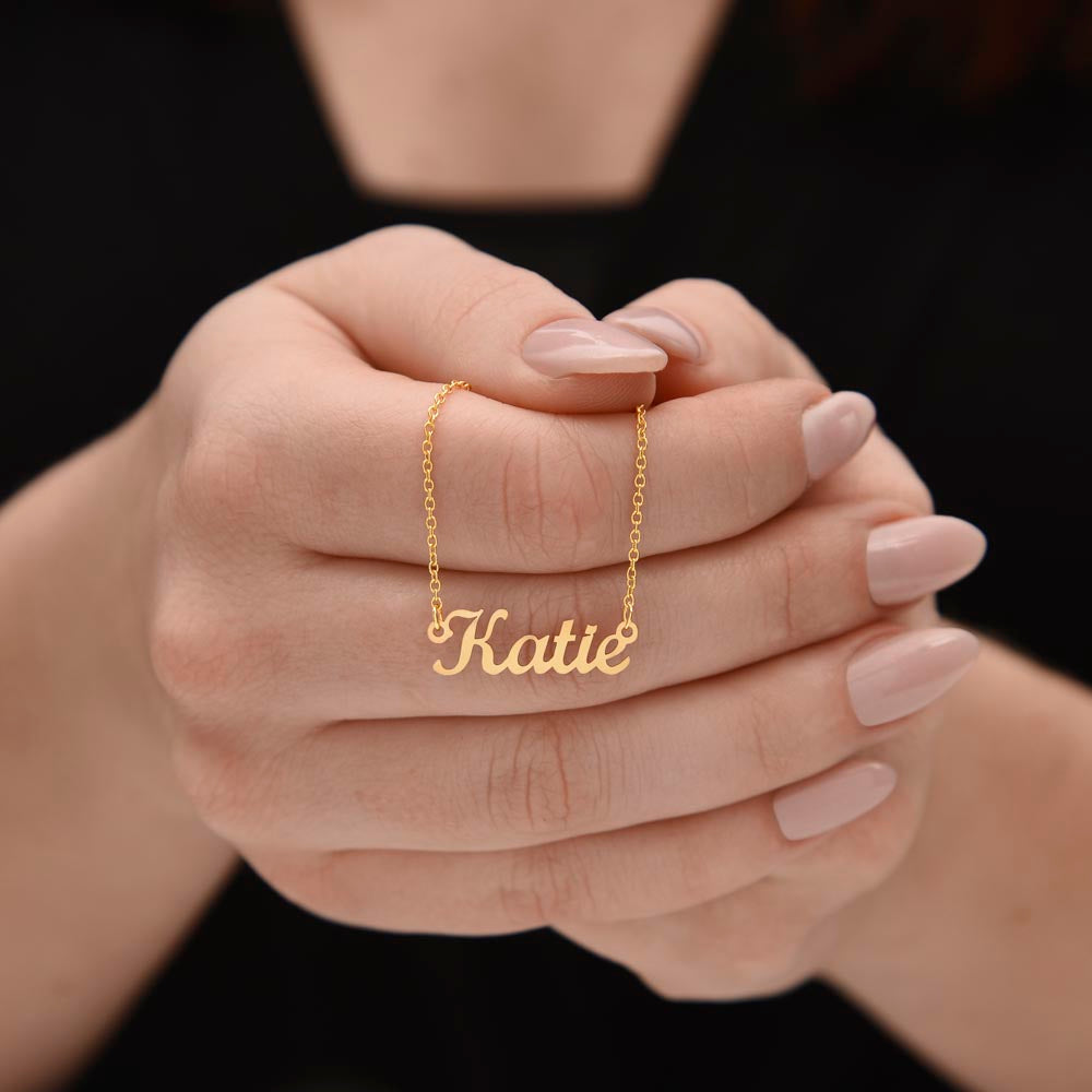 Non-Message Card Personalized Name Necklace – Known & Loved
