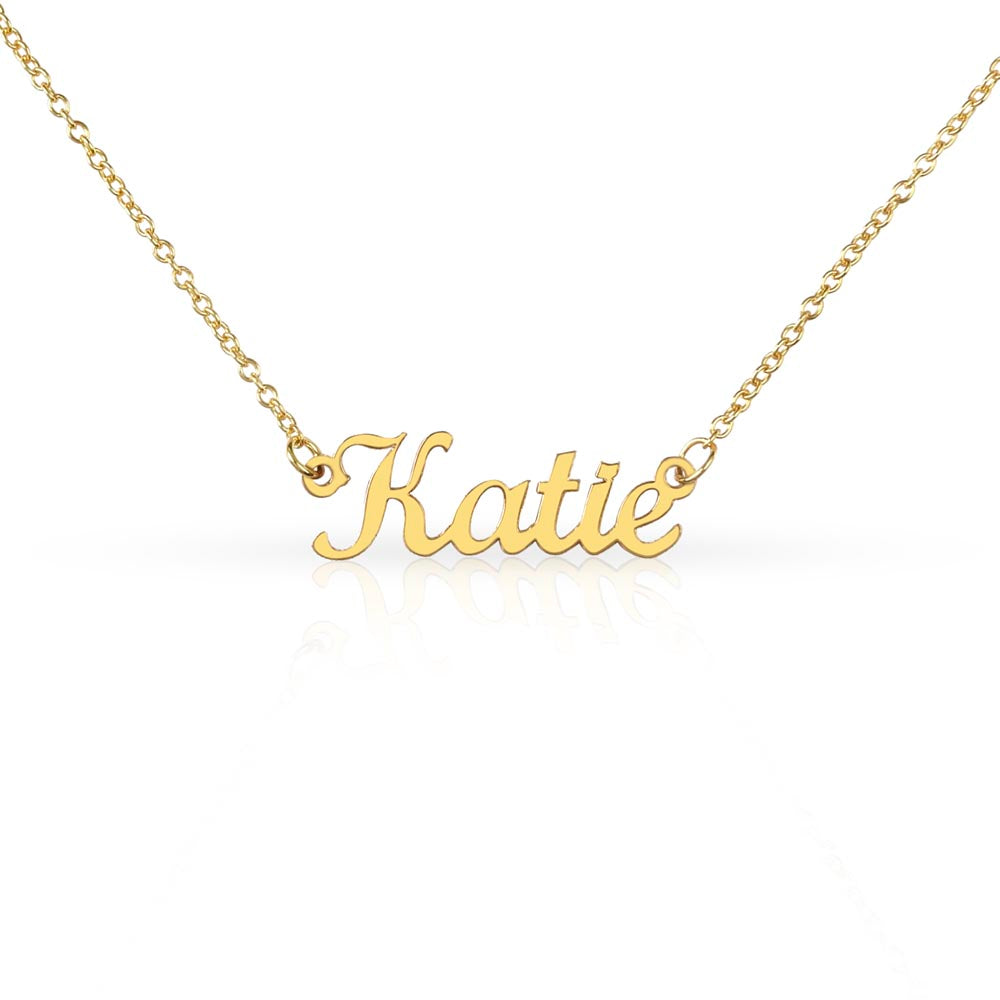 Non-Message Card Personalized Name Necklace – Known & Loved