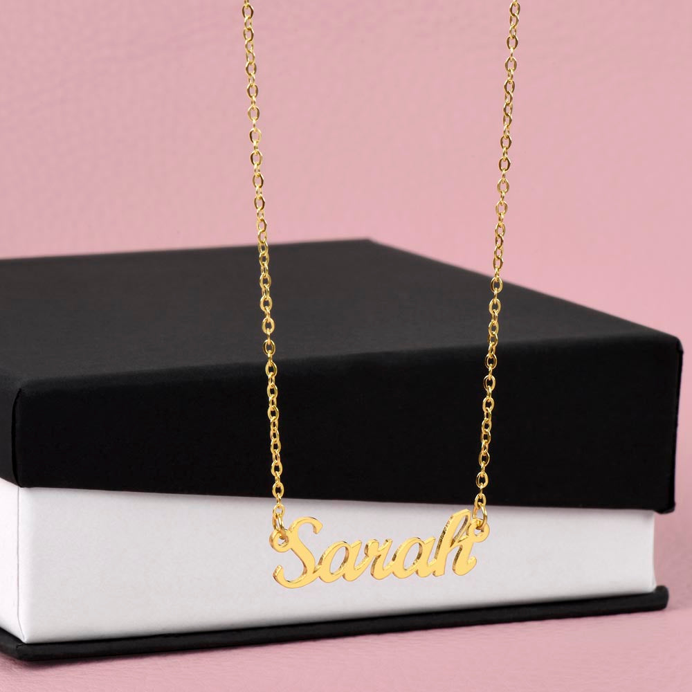 Non-Message Card Personalized Name Necklace – Known & Loved