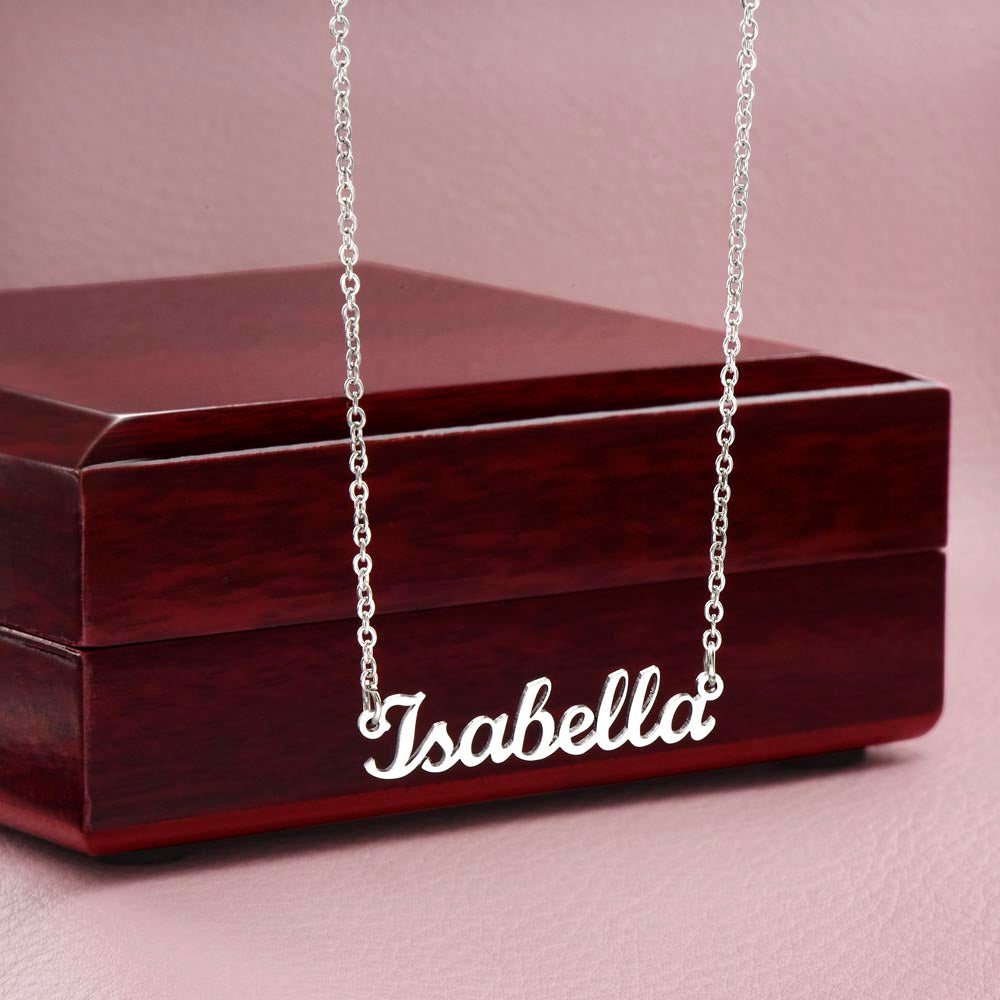 Non-Message Card Personalized Name Necklace – Known & Loved