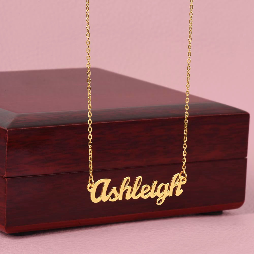 Non-Message Card Personalized Name Necklace – Known & Loved