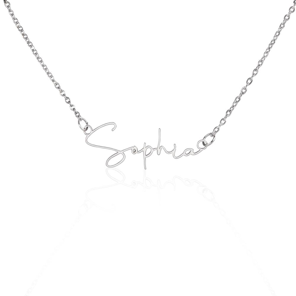 Personalized Name Necklace – Known & Loved To My Mom - To My Mother