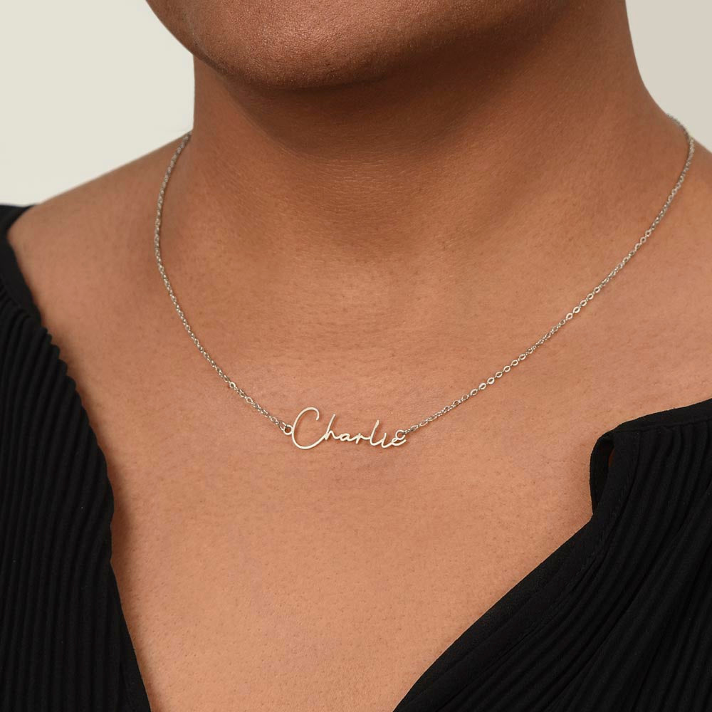Personalized Name Necklace – Known & Loved To My Mom - To My Mother