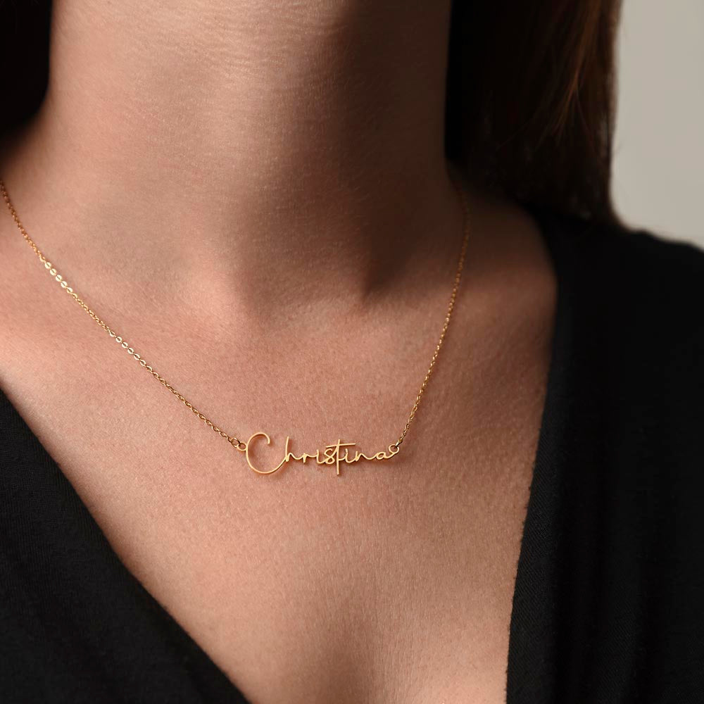 Personalized Name Necklace – Known & Loved To My Mom - To My Mother