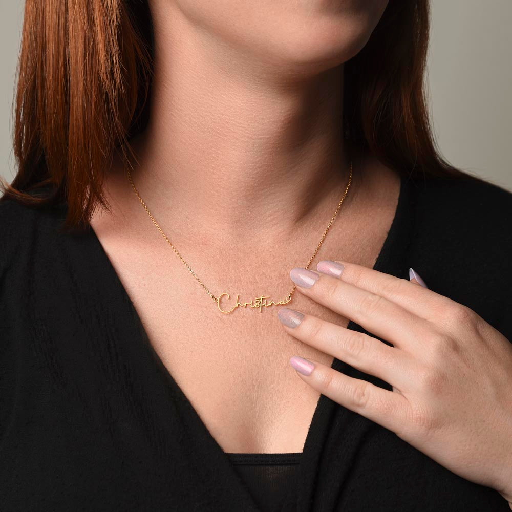 Personalized Name Necklace – Known & Loved To My Mom - To My Mother