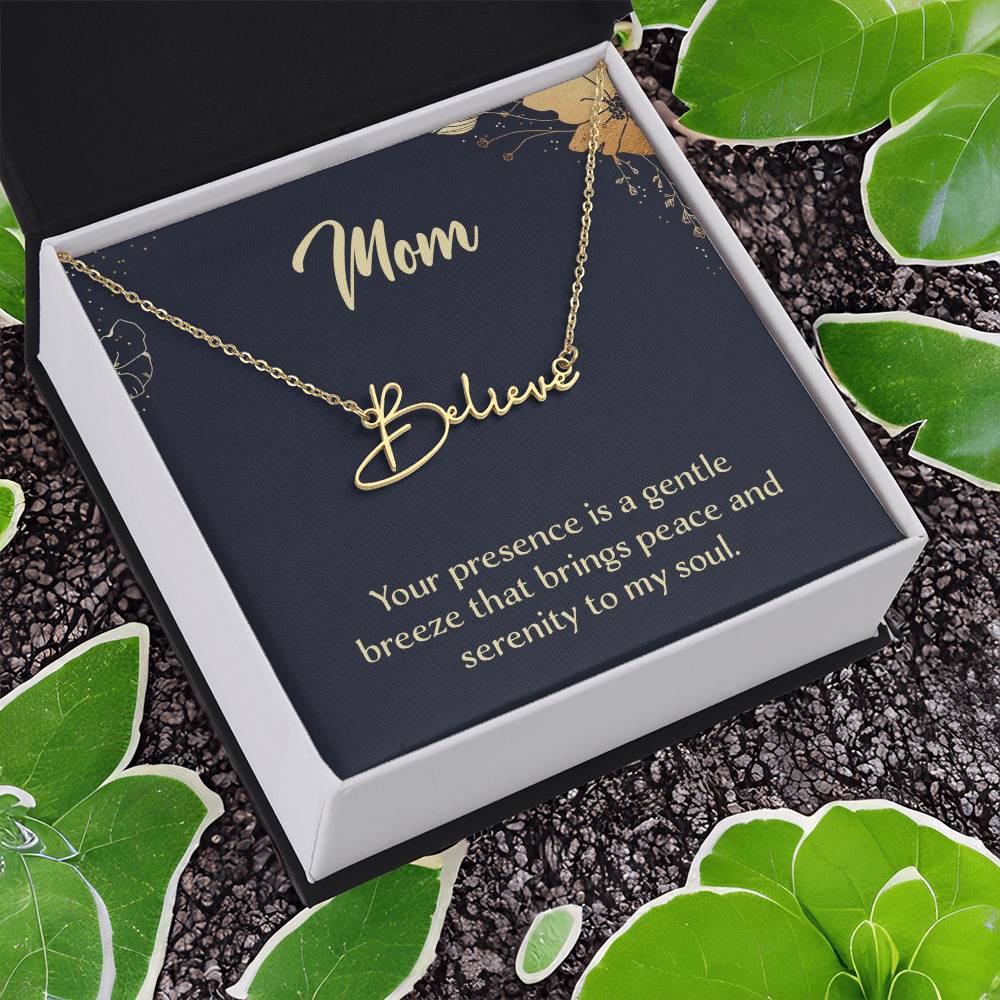 Personalized Name Necklace – Known & Loved To My Mom - To My Mother