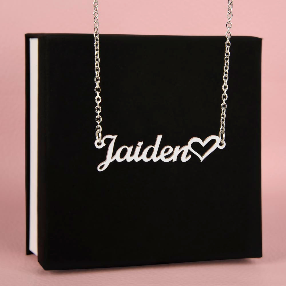 Personalized Heart Name Necklace – Known & Loved