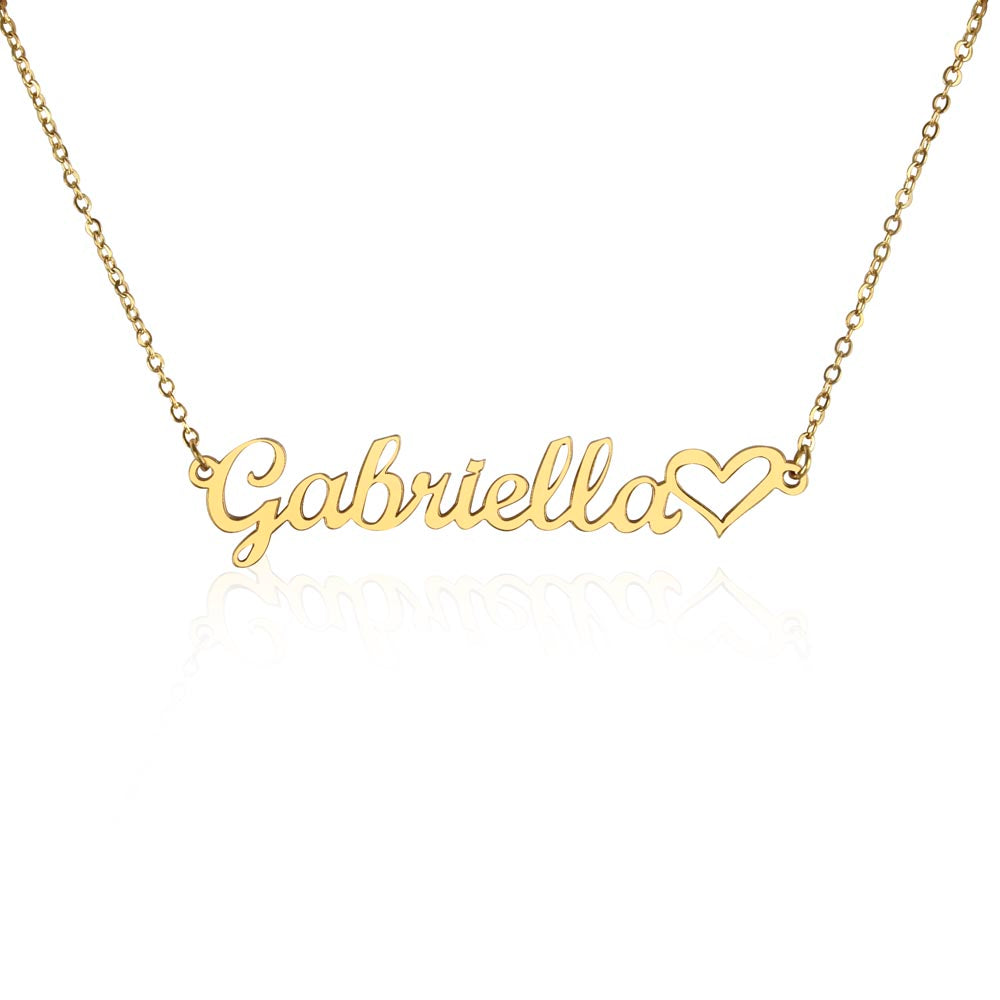 Personalized Heart Name Necklace – Known & Loved