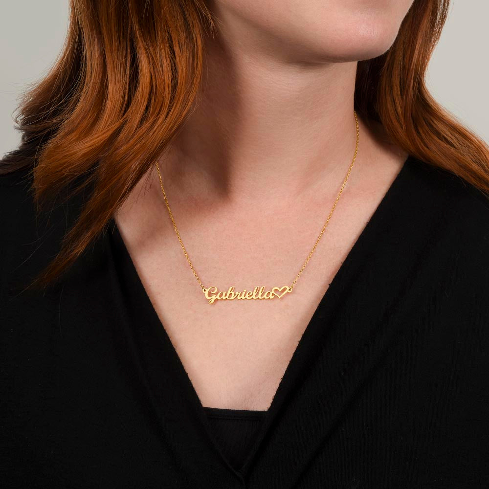 Personalized Heart Name Necklace – Known & Loved